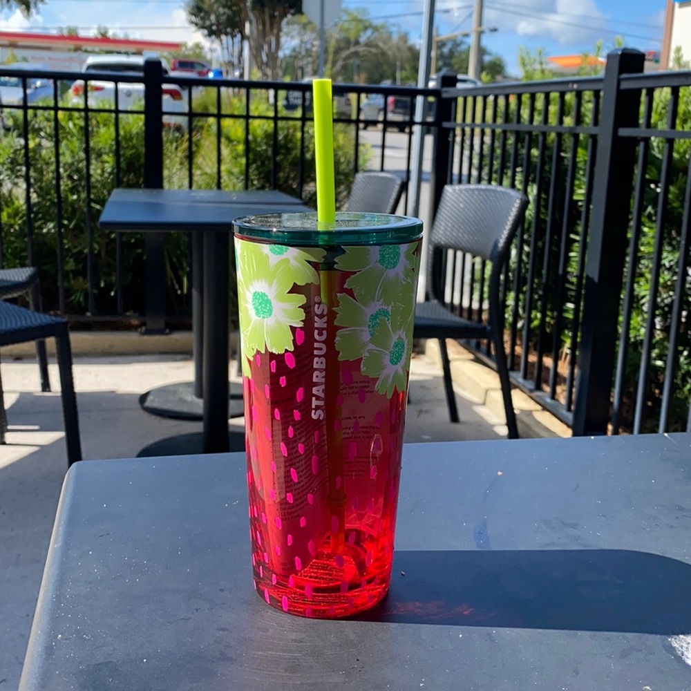 🍓 NWT Starbucks Strawberry tumbler cold cup